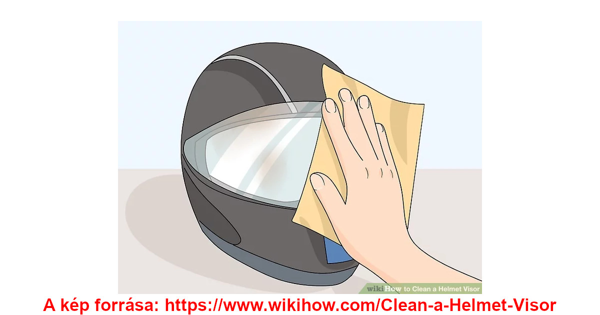 Tisztítás: A sisak külső felületének tisztítása